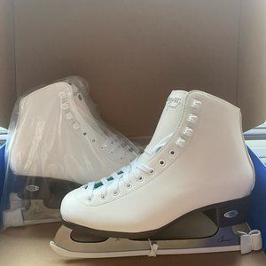 Riedell Ice Skates, Size 7, Brand New, In Box, White